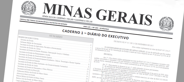 Governo de Minas Gerais publica mais 3.398 atos de aposentadoria